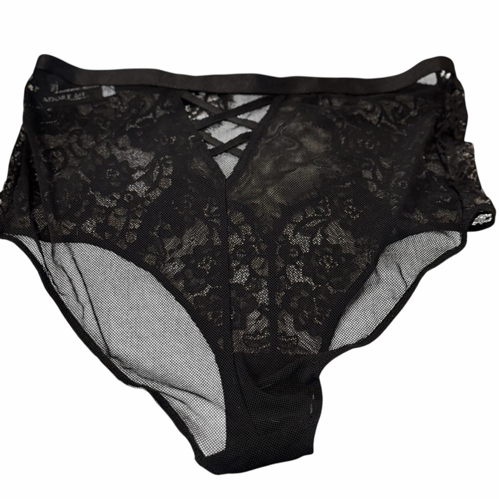 Adore Me Black Lace Panties